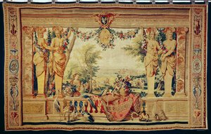El mes de julio en el Castillo de Vincennes, de la serie de tapices 